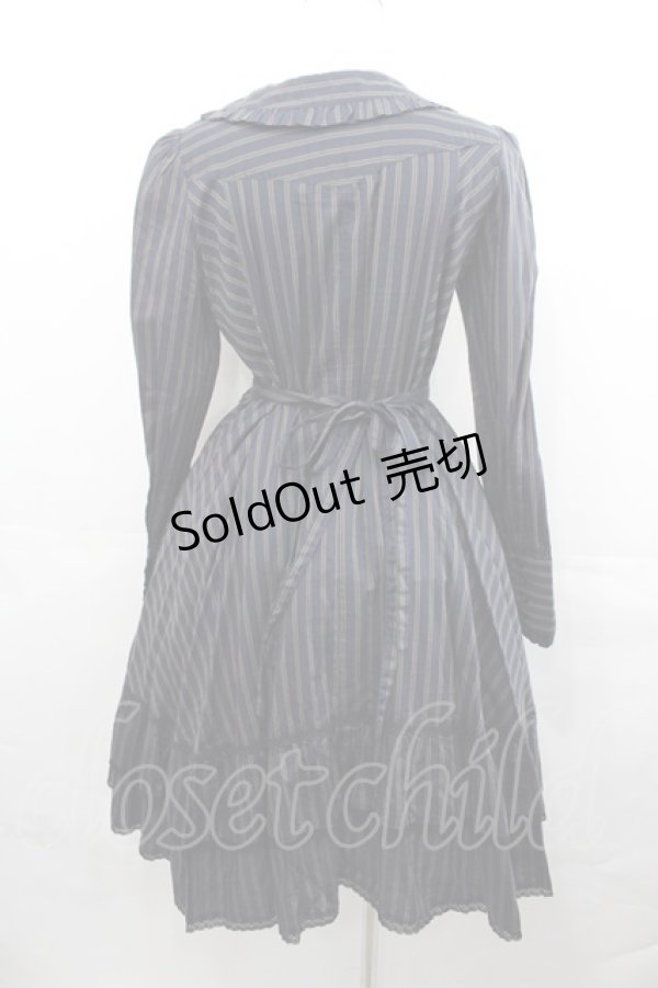 画像2: ALICE and the PIRATES / DIDOLuLaLaレジメンタルワンピース  ネイビー I-25-07-30-033-PA-OP-HD-ZI (2)