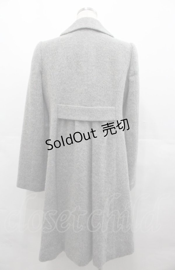 画像2: PINK HOUSE / ポケットリボンコート  グレー I-25-08-04-068-LO-CO-HD-ZS (2)