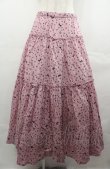 画像1: INGEBORG / ランダムロゴpt.ティアードスカート 3(9号) ピンク I-25-08-04-085-LO-SK-HD-ZS (1)