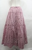 画像2: INGEBORG / ランダムロゴpt.ティアードスカート 3(9号) ピンク I-25-08-04-085-LO-SK-HD-ZS (2)