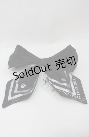 画像: HIDOLATRAL THEODOL / クソデカリボンクリップ  黒 I-25-08-04-115-PU-AC-HD-ZI