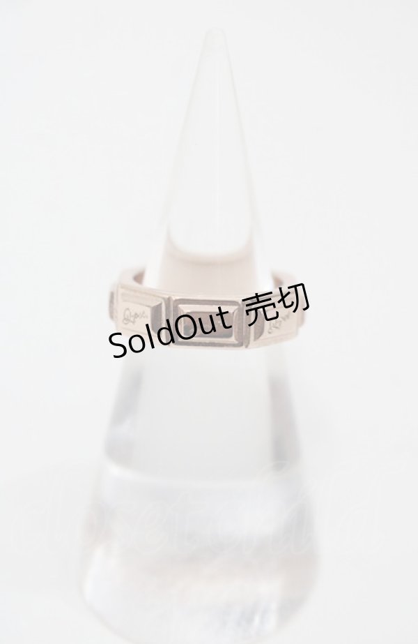 画像1: Q-pot. / タブレットチョコレートリング 約8号 ピンクゴールド I-25-08-04-117-QP-AC-HD-ZI (1)