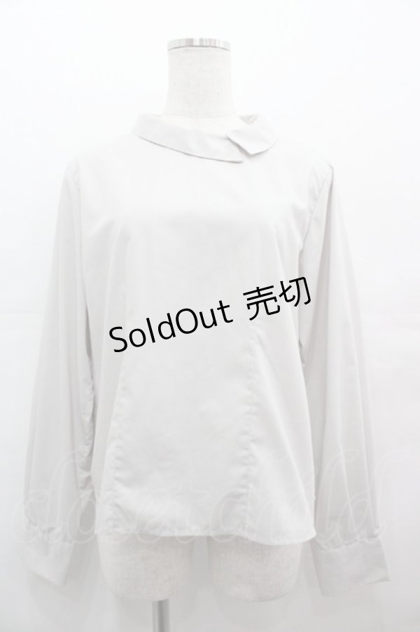 画像1: F&A / サイドカラーシャツ  グレージュ I-25-08-09-006-LO-BL-HD-ZI (1)