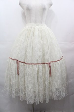 画像: Angelic Pretty / Romantic Lacy Dollスカート  アイボリー I-25-08-09-081-AP-SK-HD-ZI