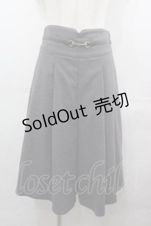 画像: axes femme POETIQUE / ビットデザインタックパンツ  グレー I-25-08-09-101-AX-PA-HD-ZI