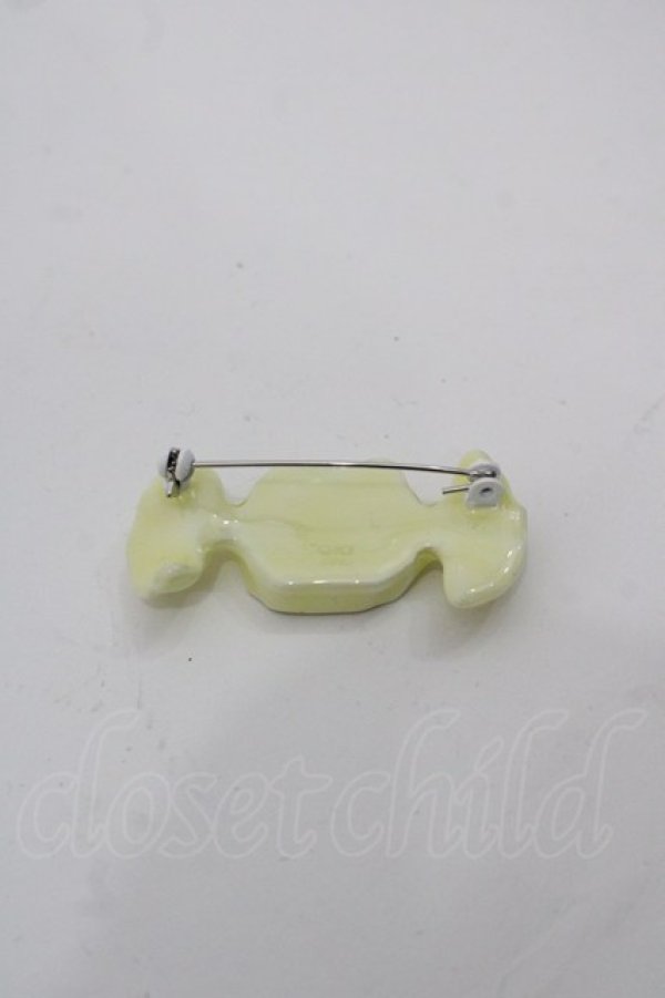 画像2: Q-pot. / ミルキーキャンディーブローチ  レモン I-25-08-09-114-QP-AC-HD-ZI (2)