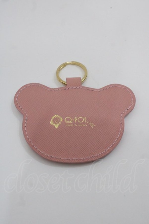 画像2: Q-pot. / テディベアキーリング  ピンク I-25-08-09-119-QP-ZA-HD-ZI (2)