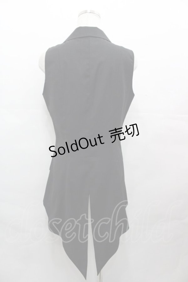 画像2: BPN / 1つボタンベスト  黒 I-25-08-09-033-GO-TO-HD-ZI (2)