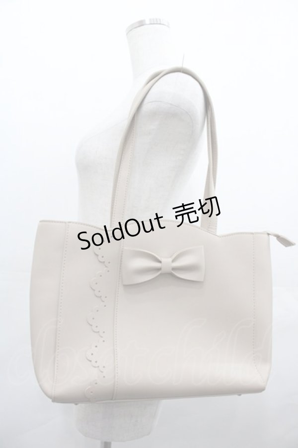 画像1: m petit by misako / AMリボントート  ピンク I-25-08-13-082-LO-BG-HD-ZI (1)