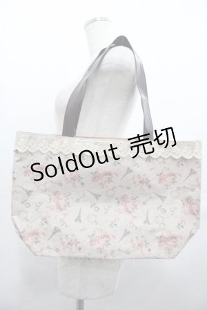 画像: axes femme / axes femme tote bag ＆ shoulder bag BOOK  ピンクＸブラウン I-25-08-13-085-AX-BG-HD-ZT-K026