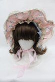 画像1: ALICE and the PIRATES / Rosy night’s Masquerade柄ボンネット  パープル I-25-08-13-102-PA-AC-HD-ZI (1)