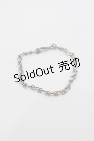 画像: Royal Order / ALTERNATED TINY HEARTSブレスレット 8inch シルバー I-25-08-13-112-SL-AC-HD-ZI