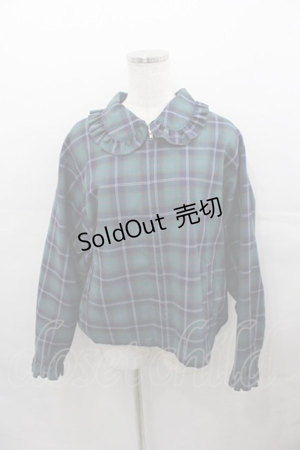 画像1: Physical Drop / ガーリィスウィングトップ  グリーンチェック I-25-08-13-020-LO-JA-HD-ZI (1)