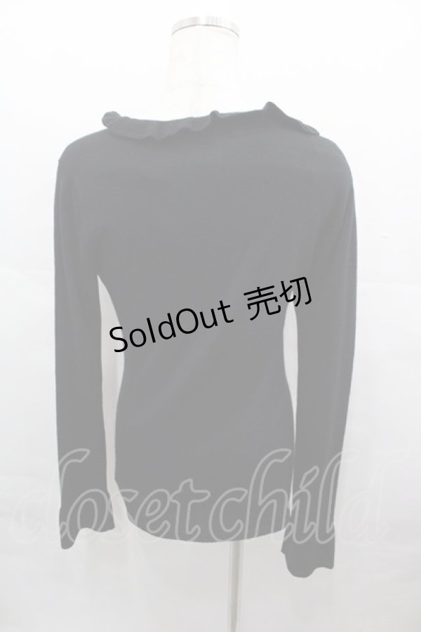 画像2: INGEBORG / シルクアンサンブル  ニット黒 I-25-08-15-052-LO-TO-HD-ZS (2)