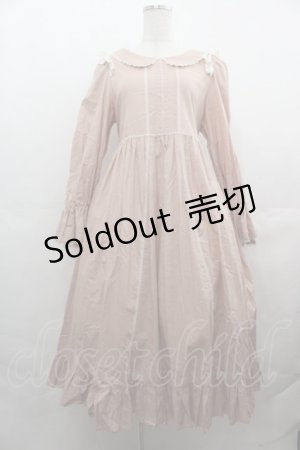 画像: Maria pipi / コットンフラットレースドレス  ピンク I-25-08-15-076-EL-OP-HD-ZI