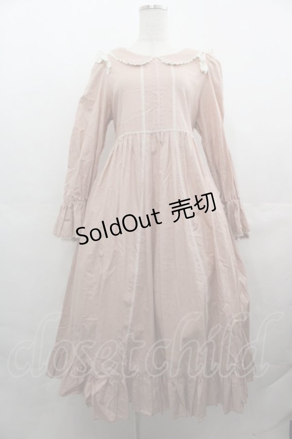 画像1: Maria pipi / コットンフラットレースドレス  ピンク I-25-08-15-076-EL-OP-HD-ZI (1)