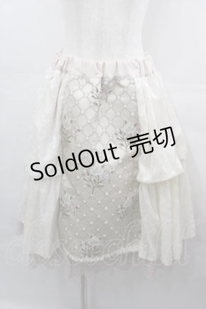 画像: MR corset / アンティークドールスカート  ピンクＸアイボリー I-25-08-15-112-PU-SK-HD-ZI