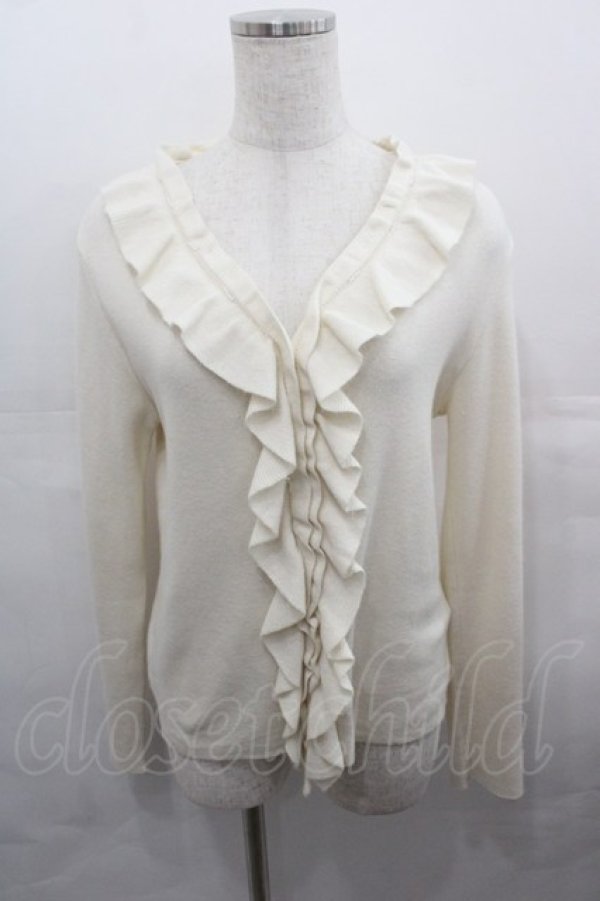 画像1: INGEBORG / フリルカーで  アイボリー I-25-08-15-046-LO-TO-HD-ZT306 (1)