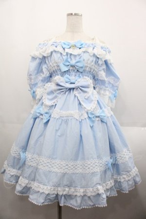 画像: BABY,THE STARS SHINE BRIGHT / Petit fraisierワンピース  サックス I-25-08-18-053-BA-OP-HD-ZI