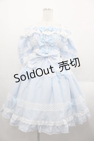 画像: BABY,THE STARS SHINE BRIGHT / Petit fraisierワンピース  サックス I-25-08-18-053-BA-OP-HD-ZI