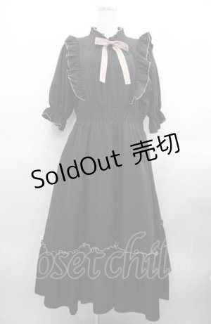 画像: m petit by misako / NINA'SコラボAMハイショクメローワンピース LL 黒Ｘピンク I-25-08-22-062-LO-OP-HD-ZI