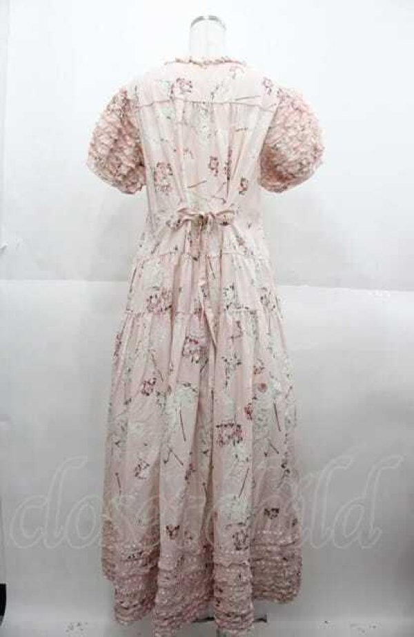 専用【新品】いちごバスケットOPワンピース ピンク PINK HOUSE / パラソルプリントワンピース ピンク I-25-08-22