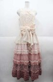 画像1: PINK HOUSE / 海外限定グラデーションチュールノースリーブワンピース  ピンク I-25-08-22-080-LO-OP-HD-ZI (1)