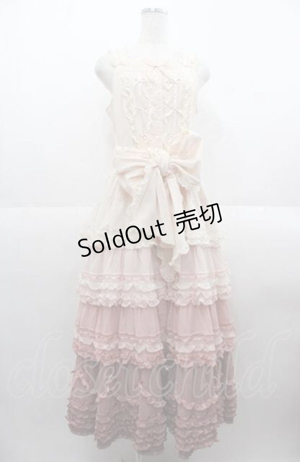画像1: PINK HOUSE / 海外限定グラデーションチュールノースリーブワンピース  ピンク I-25-08-22-080-LO-OP-HD-ZI (1)