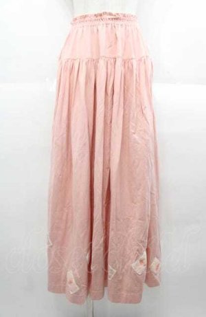 画像: PINK HOUSE / キューピーワッペンスカート  ピンク I-25-08-22-097-LO-SK-HD-ZI
