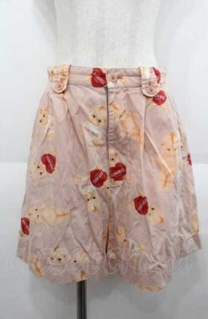 画像: PINK HOUSE / キューピーハート総柄ショートパンツ  ピンク I-25-08-22-107-LO-PA-HD-ZI