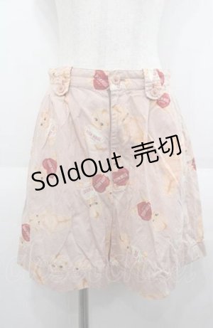 画像: PINK HOUSE / キューピーハート総柄ショートパンツ  ピンク I-25-08-22-107-LO-PA-HD-ZS