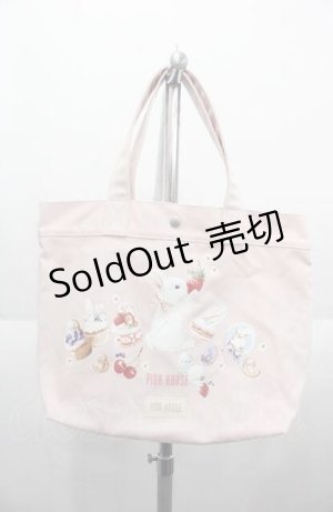 画像: PINK HOUSE / スイーツスプリングバニートートバッグ  ピンク I-25-08-22-115-LO-BG-HD-ZI