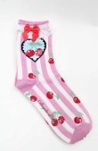 画像2: Angelic Pretty / Cherry Stampクルー丈ソックス  ピンク I-25-08-22-119-AP-ZA-HD-ZI (2)