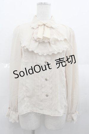 画像: axes femme kawaii / 3wayジャボ付きブラウス M 生成り I-25-08-25-006-AX-BL-HD-ZI