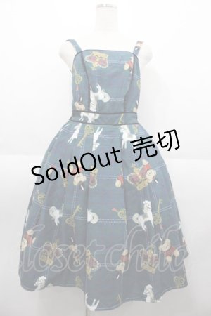 画像: axes femme kawaii / ロンドントイズジャンスカ  グリーン I-25-08-25-055-AX-OP-SZ-ZI