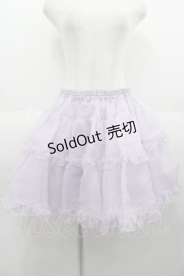 画像1: Angelic Pretty / オーガンジーパニエ  ラベンダー I-25-08-25-067-AP-SK-HD-ZI (1)