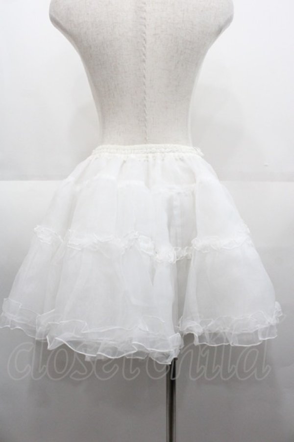 画像2: Angelic Pretty / オーガンジーパニエ  白 I-25-08-25-068-AP-SK-HD-ZI (2)