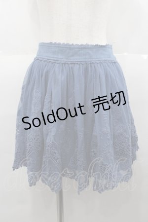 画像: LIZ LISA / レース重ねデニムスカート  青デニム I-25-08-25-078-LO-SK-HD-ZI