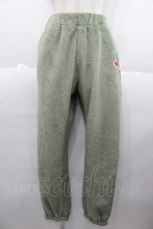 画像: HYSTERIC GLAMOUR / SUPER HYSワッペン スウェットパンツ  グリーン I-25-08-25-094-PU-PA-HD-ZI