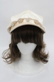 画像2: Swankiss / SG bijou ribbon キャスケット  ゴールド I-25-08-25-104-CA-AC-HD-ZI (2)
