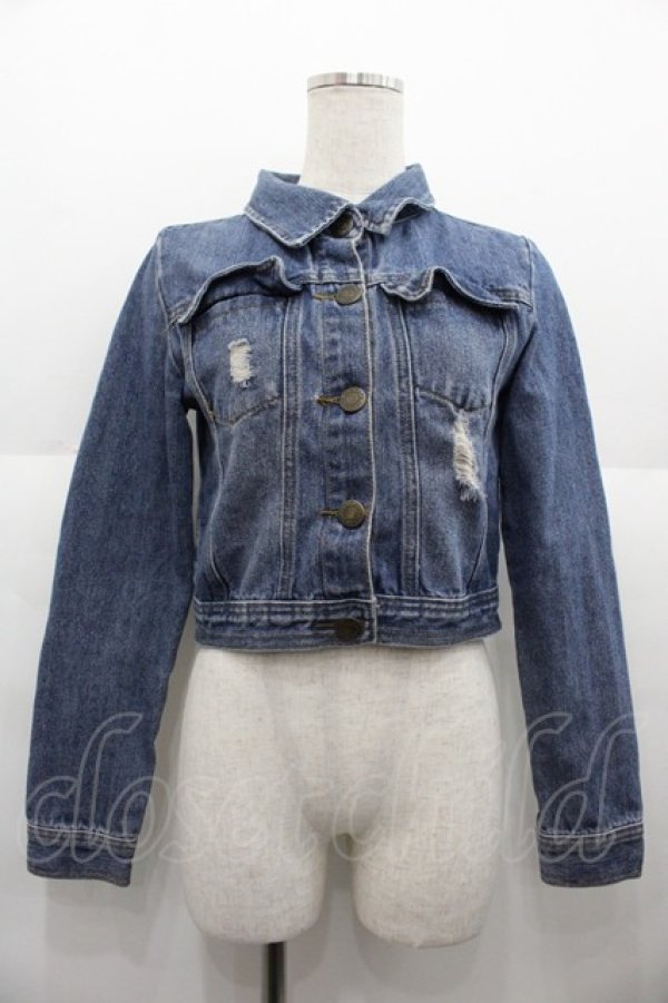 画像1: LIZ LISA / デニムジャケット  青デニム I-25-08-25-029-LO-JA-HD-ZI (1)