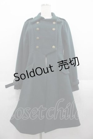 画像: Amavel / Classical Napoleonロングコート  グリーン I-25-09-02-047-CA-CO-HD-ZI