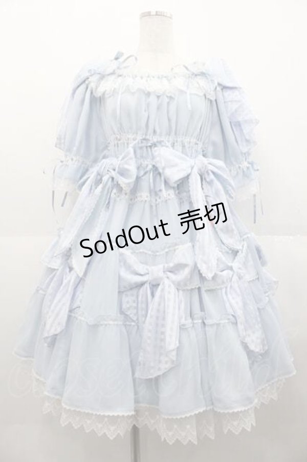 画像1: BABY,THE STARS SHINE BRIGHT / Le sucre petillantワンピース  サックス I-25-09-02-054-BA-OP-HD-ZI (1)