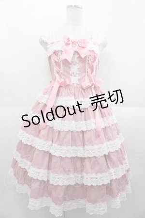 画像: BABY,THE STARS SHINE BRIGHT / Romantic Dream Roseジャンパースカート  ピンク I-25-09-02-055-BA-OP-HD-ZI
