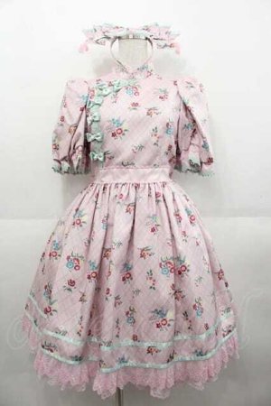 画像: Angelic Pretty / China Doll Dress Set  ピンク I-25-09-02-060-AP-BG-HD-ZI