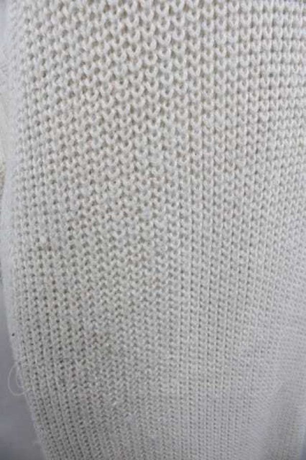 画像4: axes femme / ジップ付きニット×ニットワンピース  アイボリー I-25-09-02-068-AX-OP-HD-ZI (4)