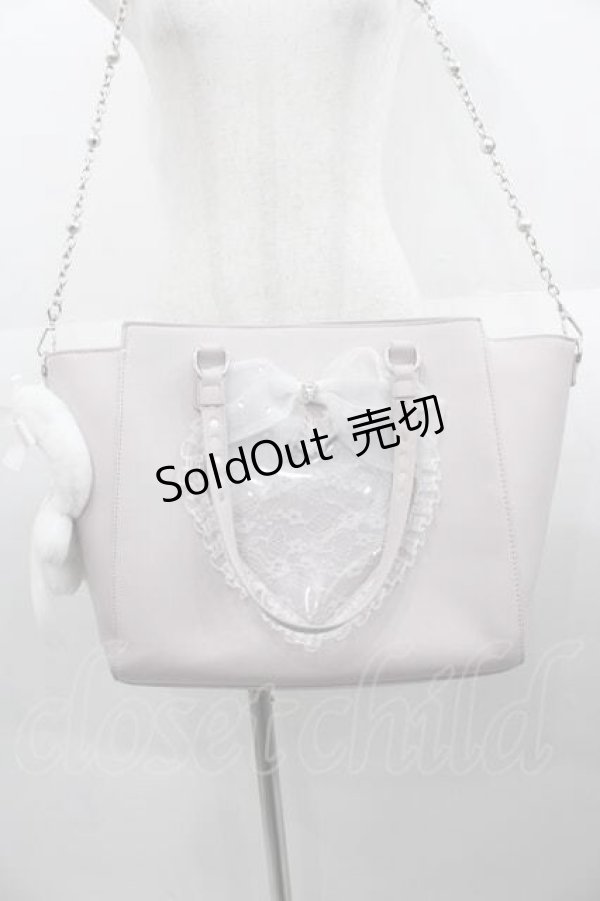 画像2: Ank Rouge / ぬいと一緒におでかけ確定ファンサのおまじないBAG【大】  ピンク I-25-09-02-098-CA-BG-HD-ZI (2)