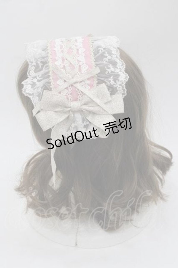 画像2: BABY,THE STARS SHINE BRIGHT / 月夜の森の AURORA Soireeヘッドドレス  ピンク I-25-09-02-116-BA-AC-HD-ZI (2)