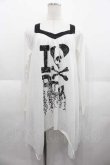 画像1: GLAD NEWS / I LOVE ROCK ptトップス  ホワイト I-25-09-02-026-GL-TO-HD-ZI (1)