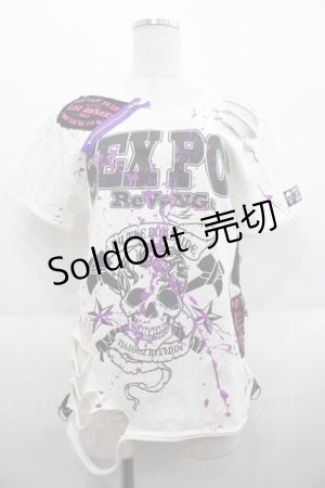 画像: SEX POT ReVeNGe / カスタムTシャツ M アイボリー I-25-09-02-037-SP-TS-HD-ZI